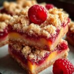 Peach Raspberry Crumb Bars
