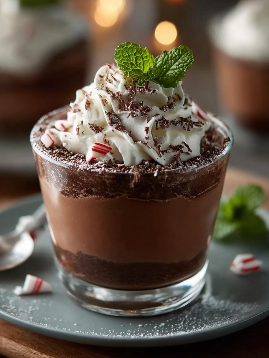 Peppermint Mocha Mousse: 5 Delightful Layers of Joy - Peppermint Mocha Mousse - additional detail