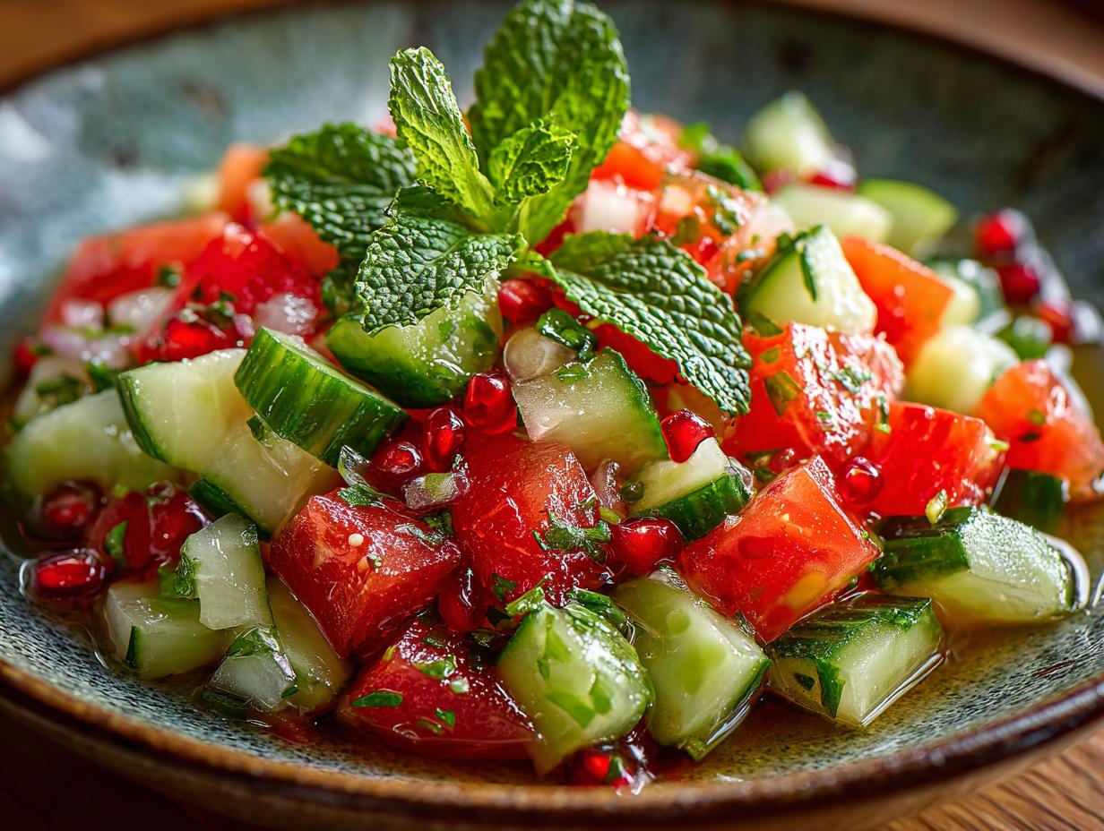 Zesty Persian Shirazi Salad: 5 Fresh Benefits to Enjoy - Persian Shirazi Salad - additional detail