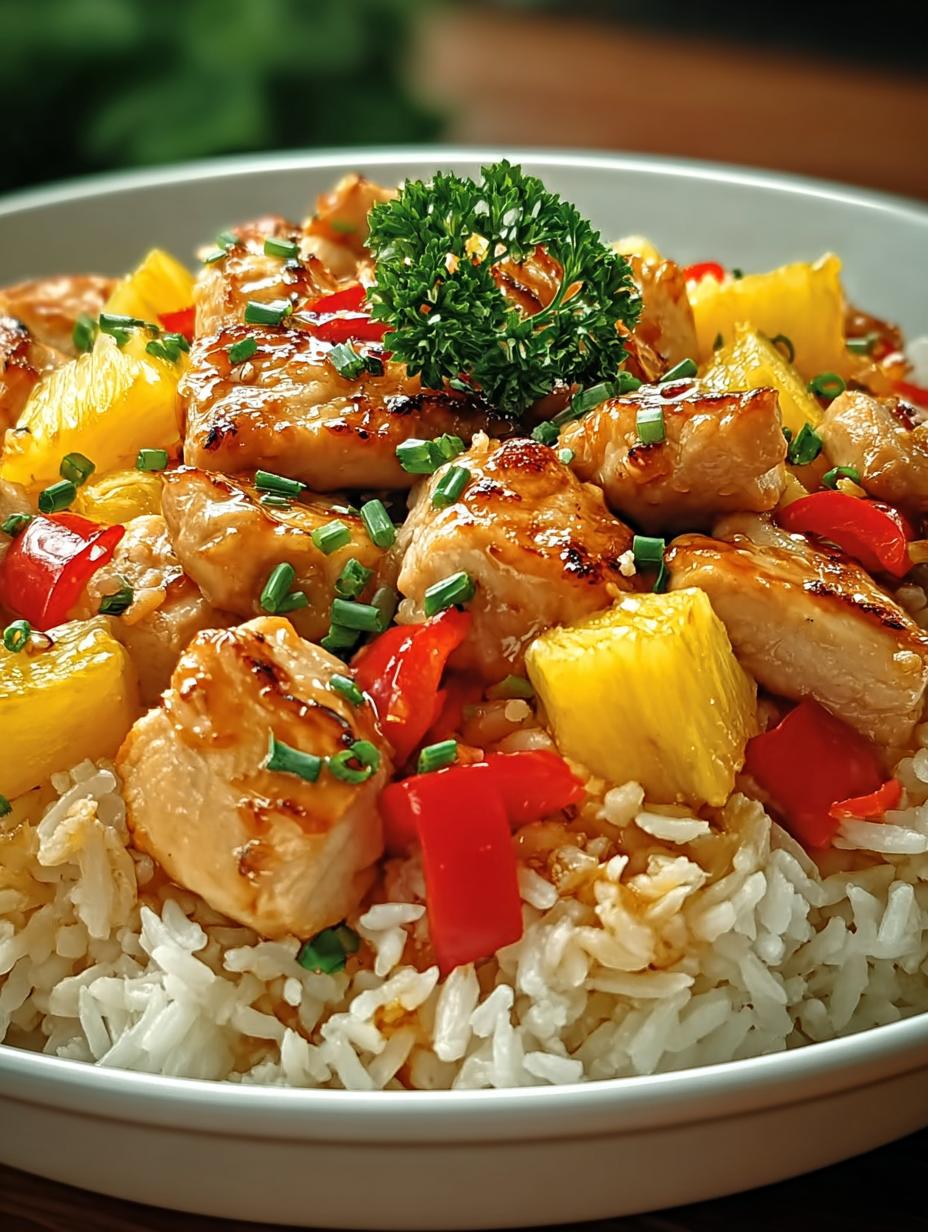 Pineapple Chicken Rice for a Sweet Family Delight 4 Pineapple Chicken Rice for a Sweet Family Delight - Pineapple Chicken Rice For - main visual representation