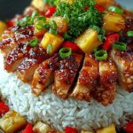 Pineapple Chicken Rice Tropical