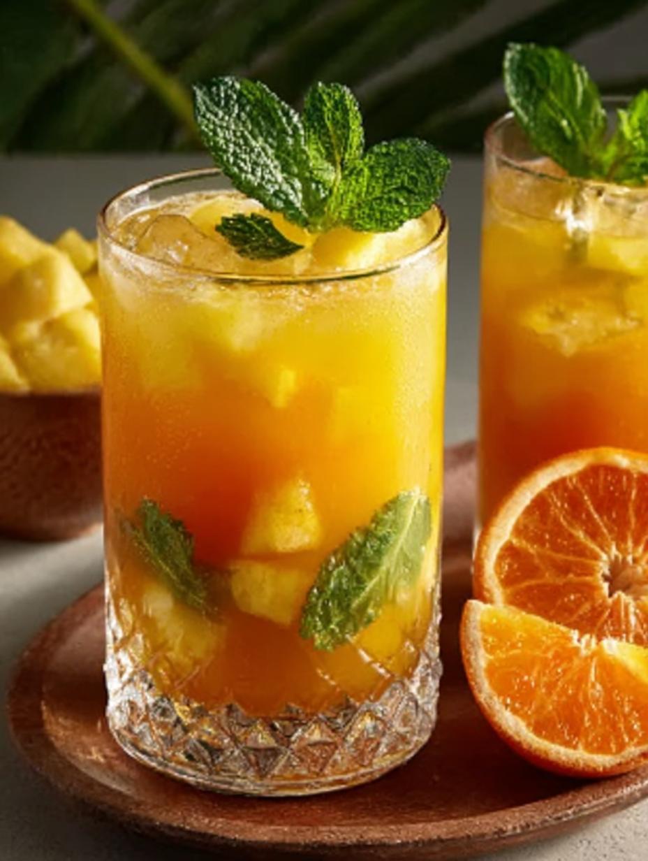 Pineapple Orange Mint Refresher: 5 Zesty Benefits 4 Pineapple Orange Mint Refresher: 5 Zesty Benefits - Pineapple Orange Mint Refresher - main visual representation