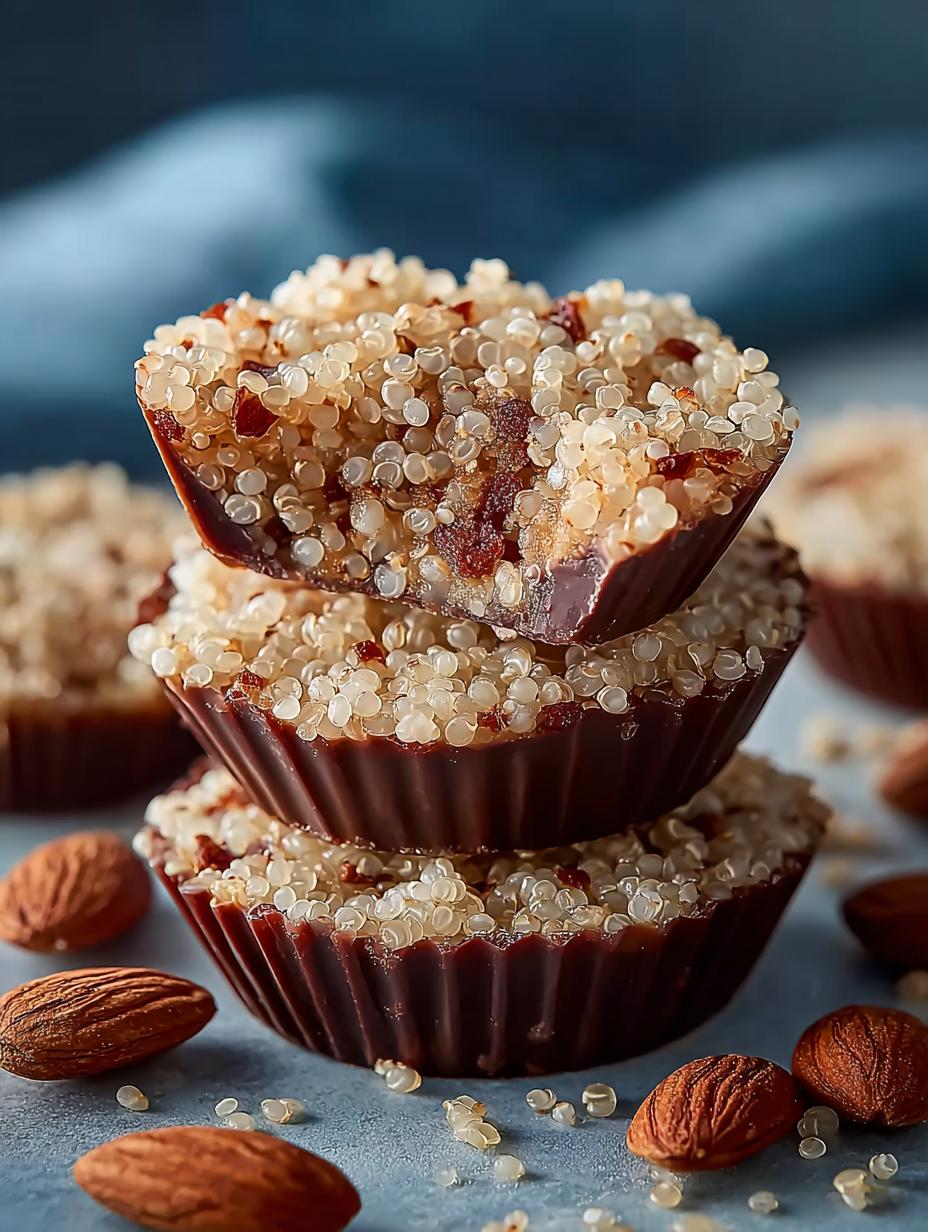 Quinoa Crunch Peanut Butter Cups: 12 Indulgent Treats - Quinoa Crunch Peanut Butter - main visual representation
