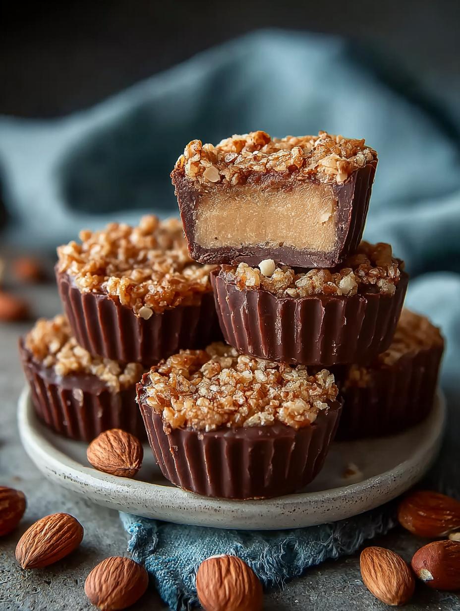 Quinoa Crunch Peanut Butter Cups: 12 Indulgent Treats - Quinoa Crunch Peanut Butter - additional detail