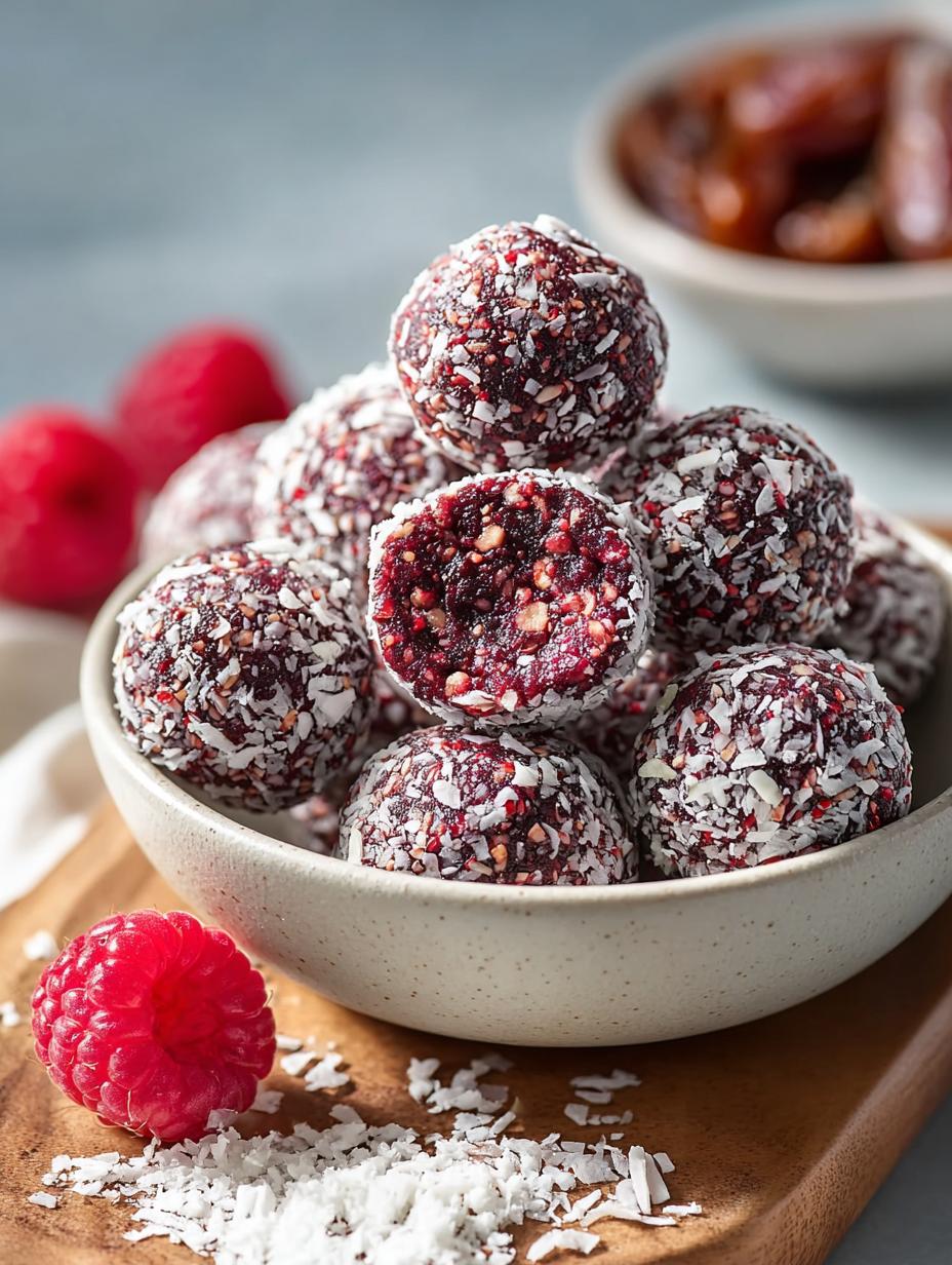 Raspberry Bliss Balls: 7 Irresistible Healthy Treats - Raspberry Bliss Balls - additional detail