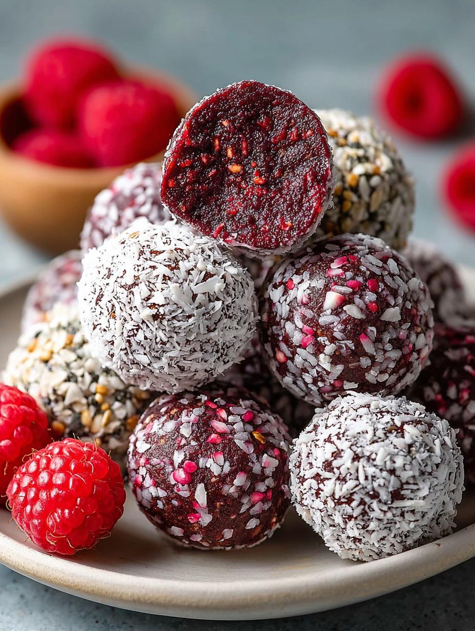 Raspberry Bliss Balls