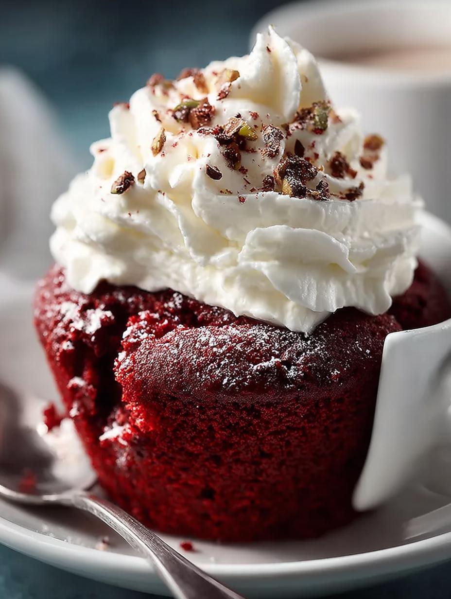 Red Velvet Mug Cake