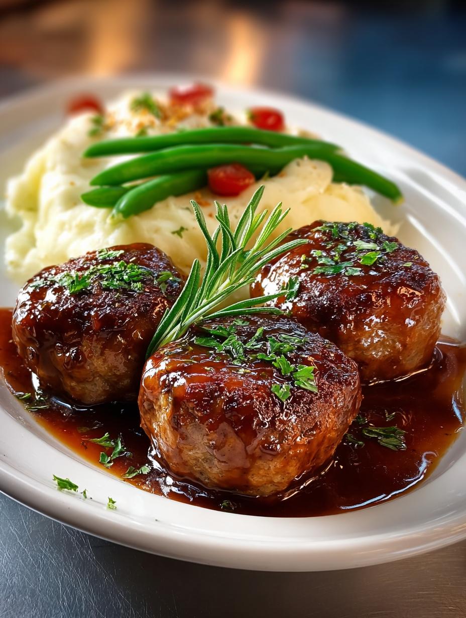 Salisbury Steak Meatballs: 5 Irresistible Tips - Salisbury Steak Meatballs with - main visual representation