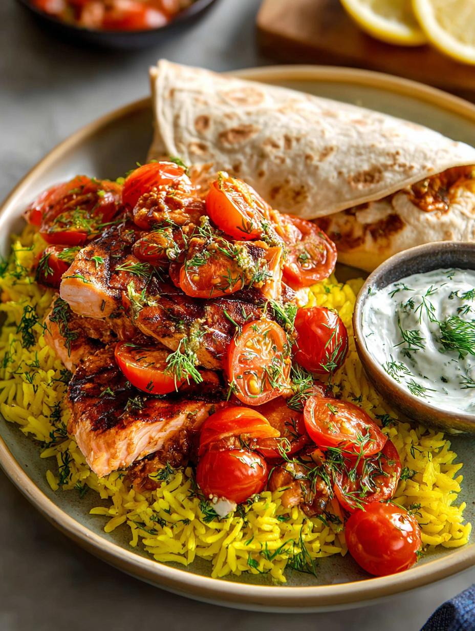 Salmon Shawarma