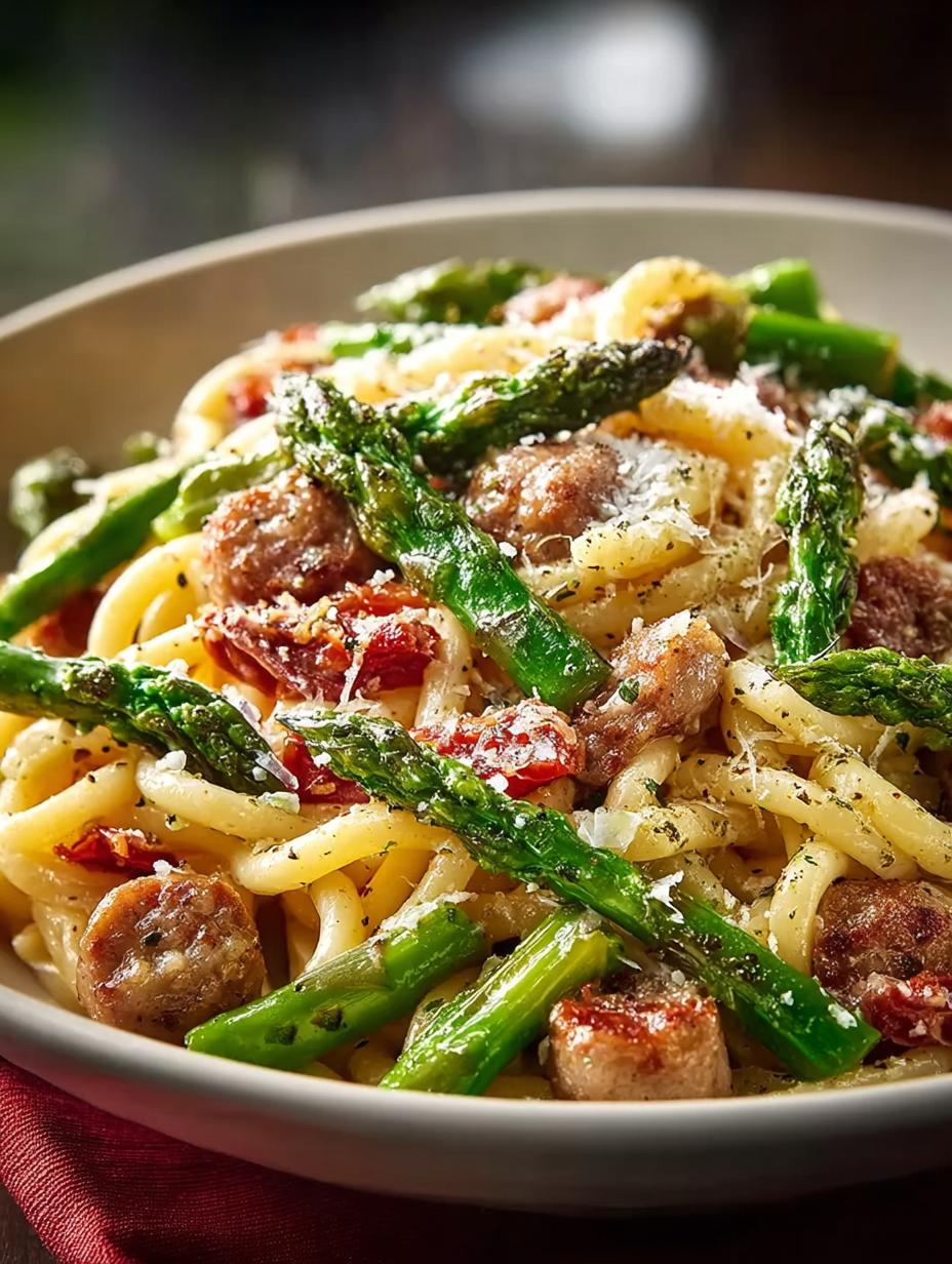 Sausage Asparagus Pasta: 30-Minute Delight for Dinner - Sausage Asparagus Pasta - main visual representation