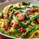 Sausage Asparagus Pasta