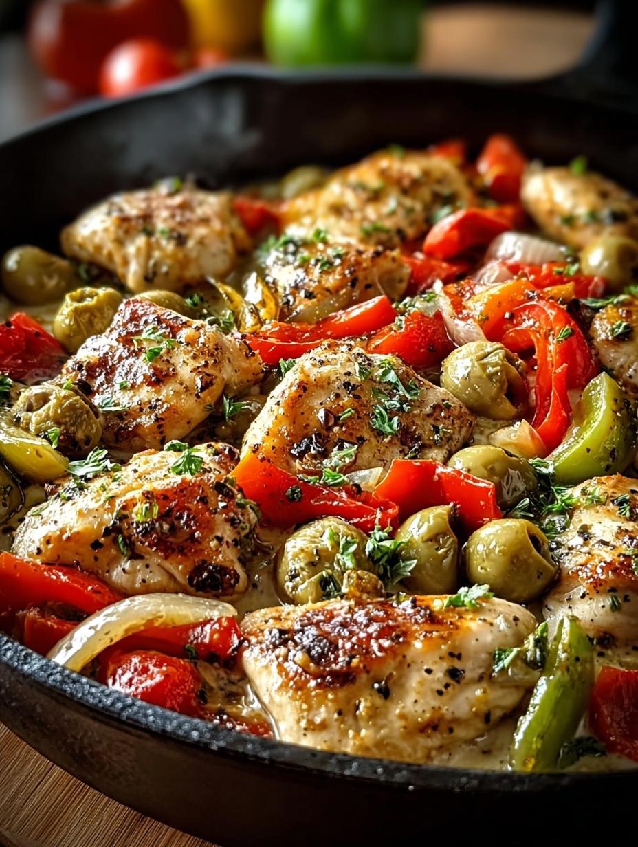 Savory Pepperoncini Chicken Skillet: 5 Bold Flavors 4 Savory Pepperoncini Chicken Skillet: 5 Bold Flavors - Savory Pepperoncini Chicken Skillet - main visual representation
