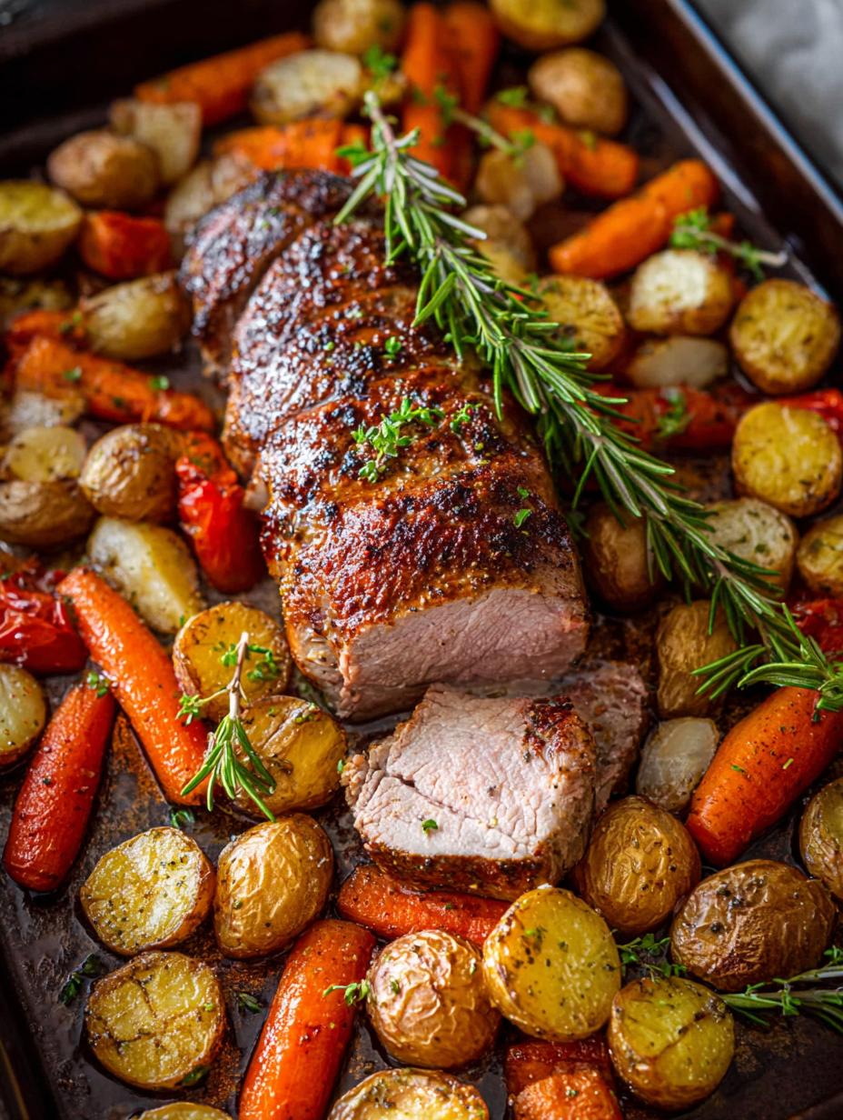 Sheet Pan Pork Tenderloin: 7 Reasons to Love This Dinner - Sheet Pan Pork Tenderloin - additional detail