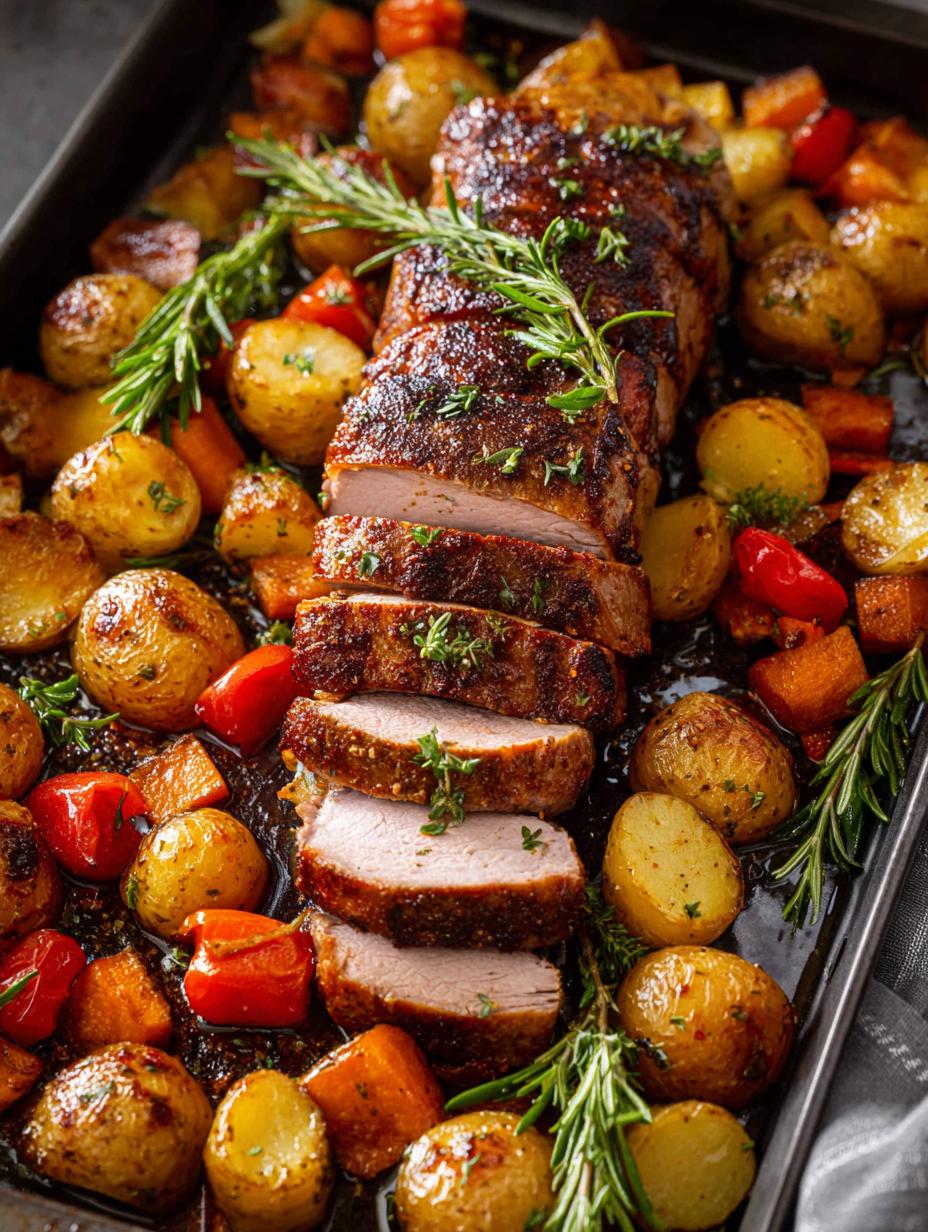 Sheet Pan Pork Tenderloin