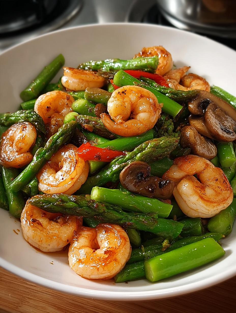 Shrimp Asparagus Stir Fry: 5 Steps to a Healthy Delight - Shrimp Asparagus Stir Fry - additional detail