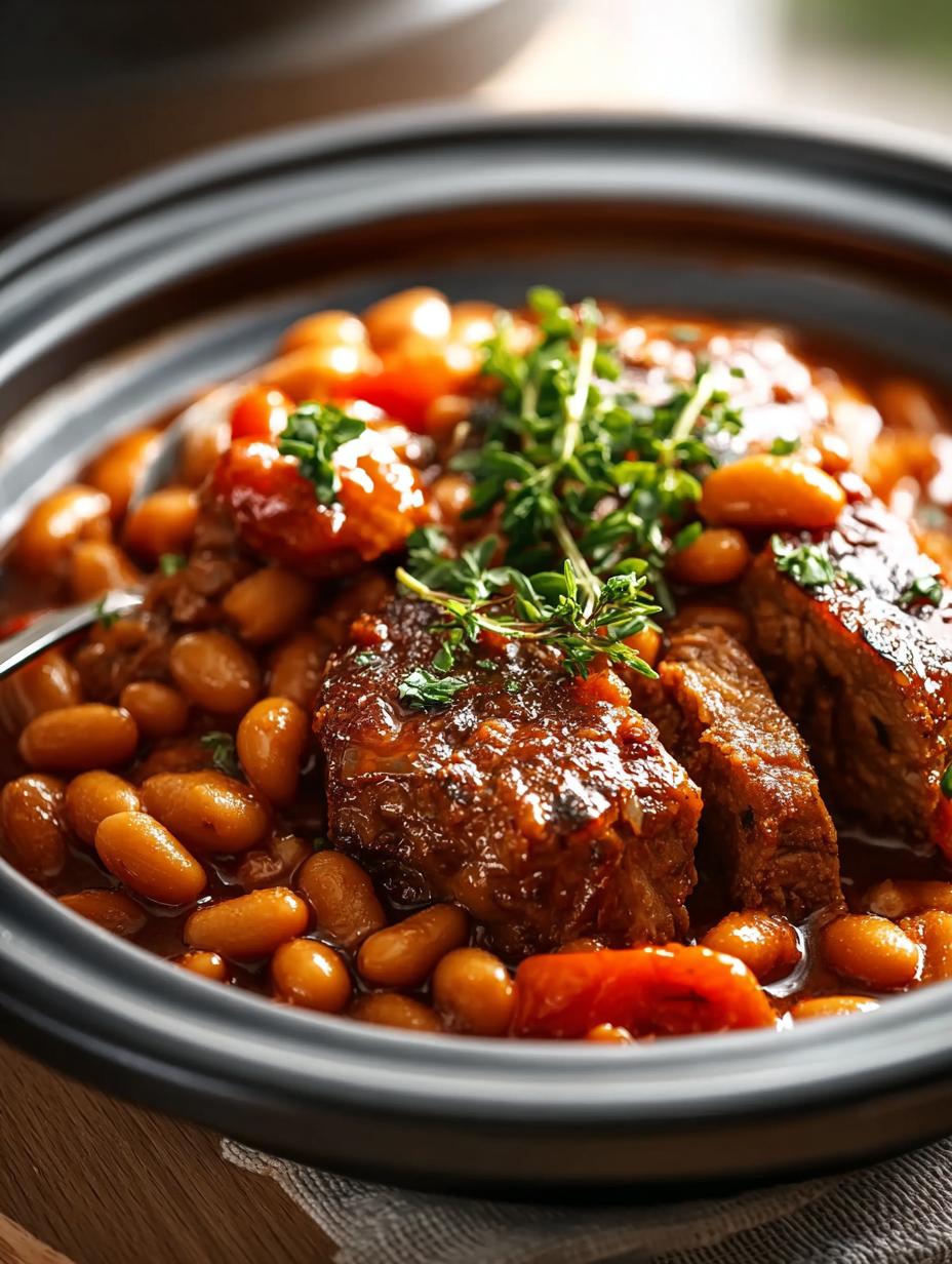 Slow Cooker Pork Beans: 7 Comforting Flavors to Savor - Slow Cooker Pork Beans - additional detail