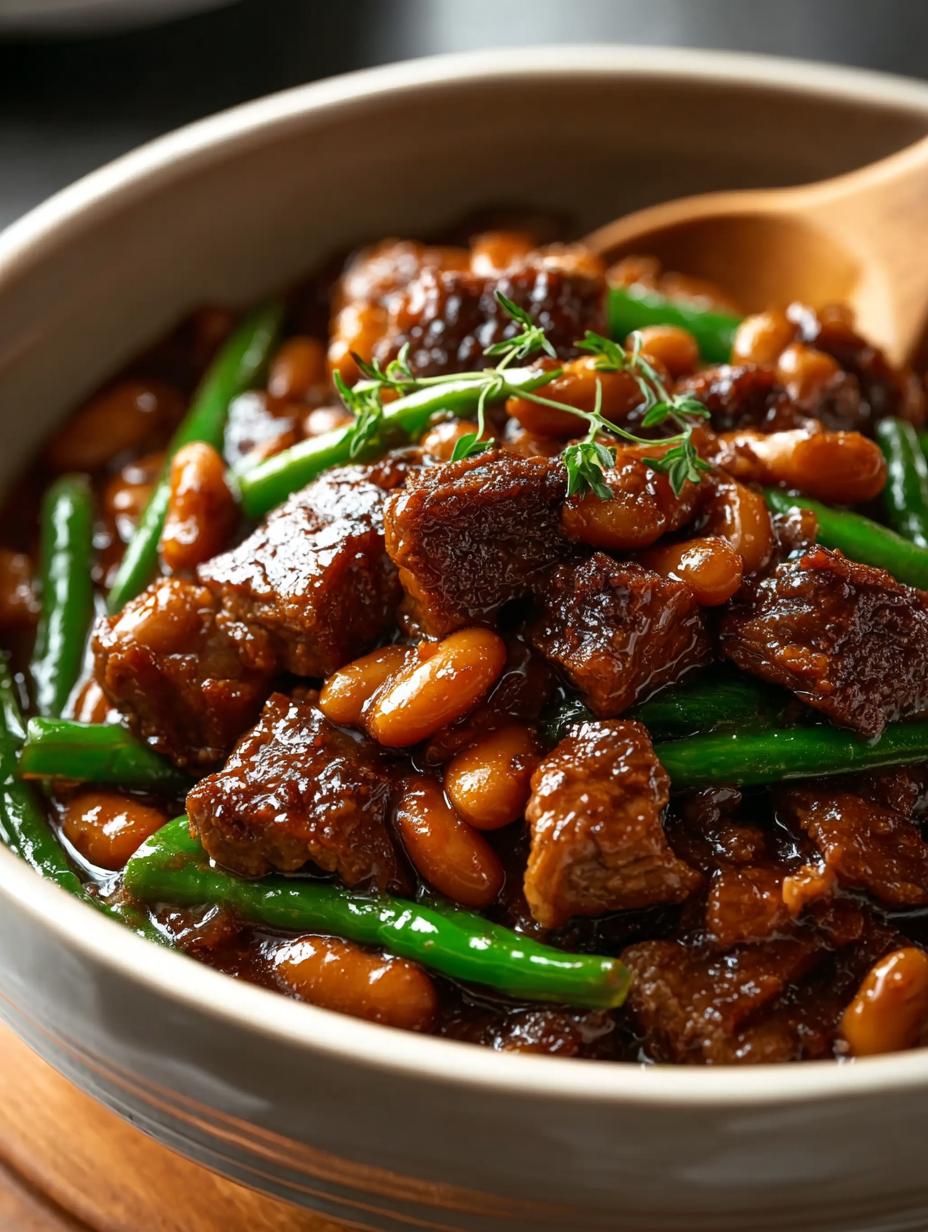 Slow Cooker Pork Beans