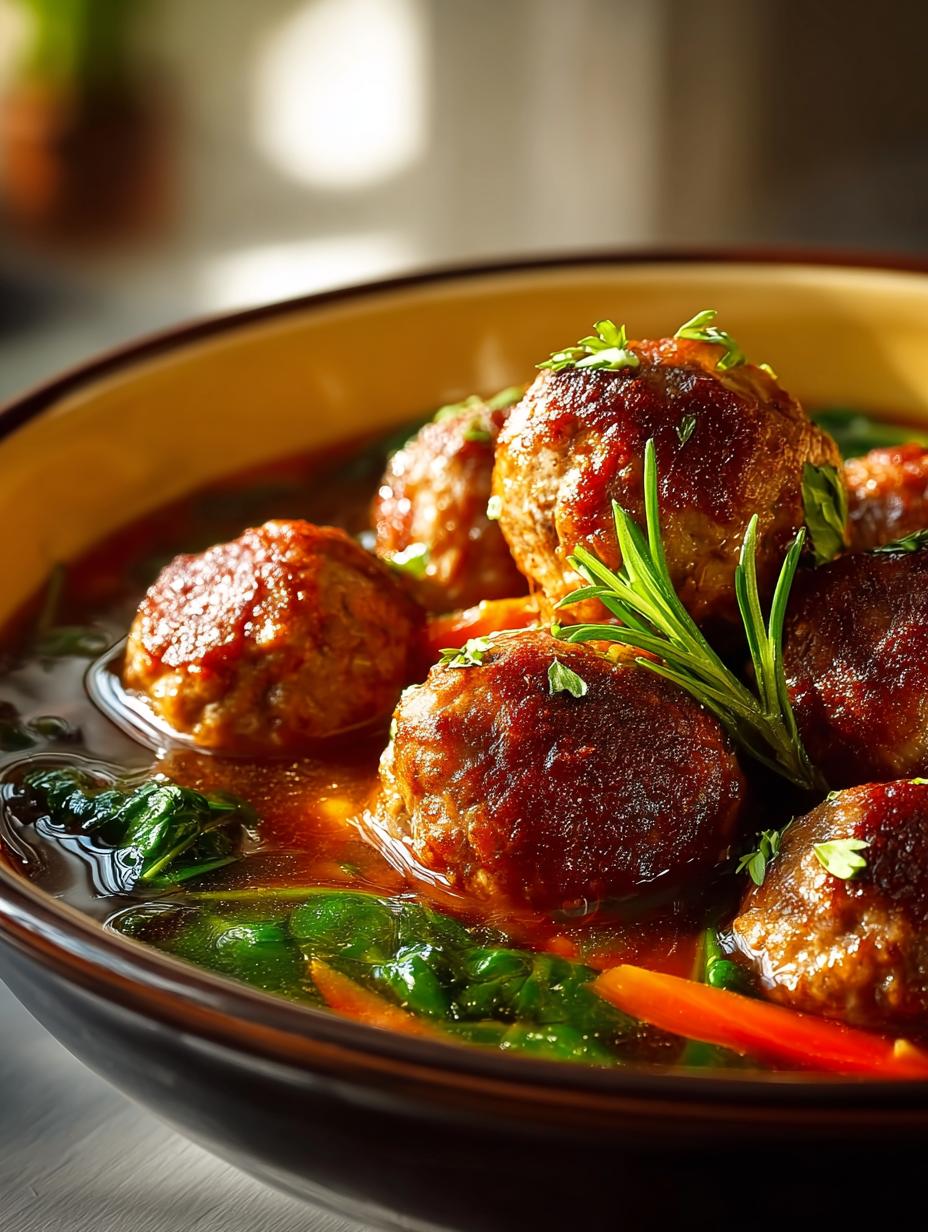 Delicious Slow Cooker Turkey Meatball Soup Recipe - Slow Cooker Turkey Meatball - additional detail