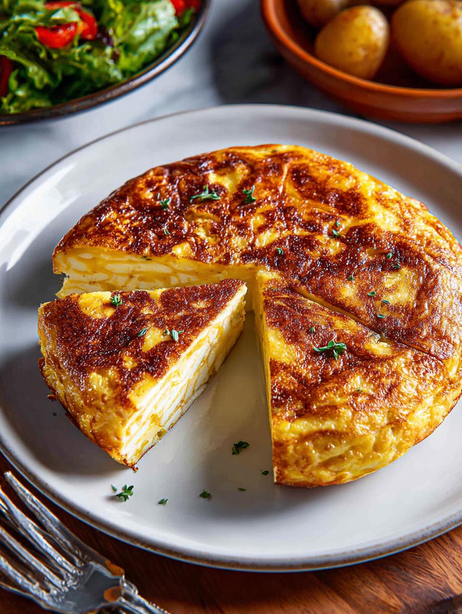 Spanish Omelette: 5 Steps to the Perfect Tortilla Española - Spanish Omelette - main visual representation