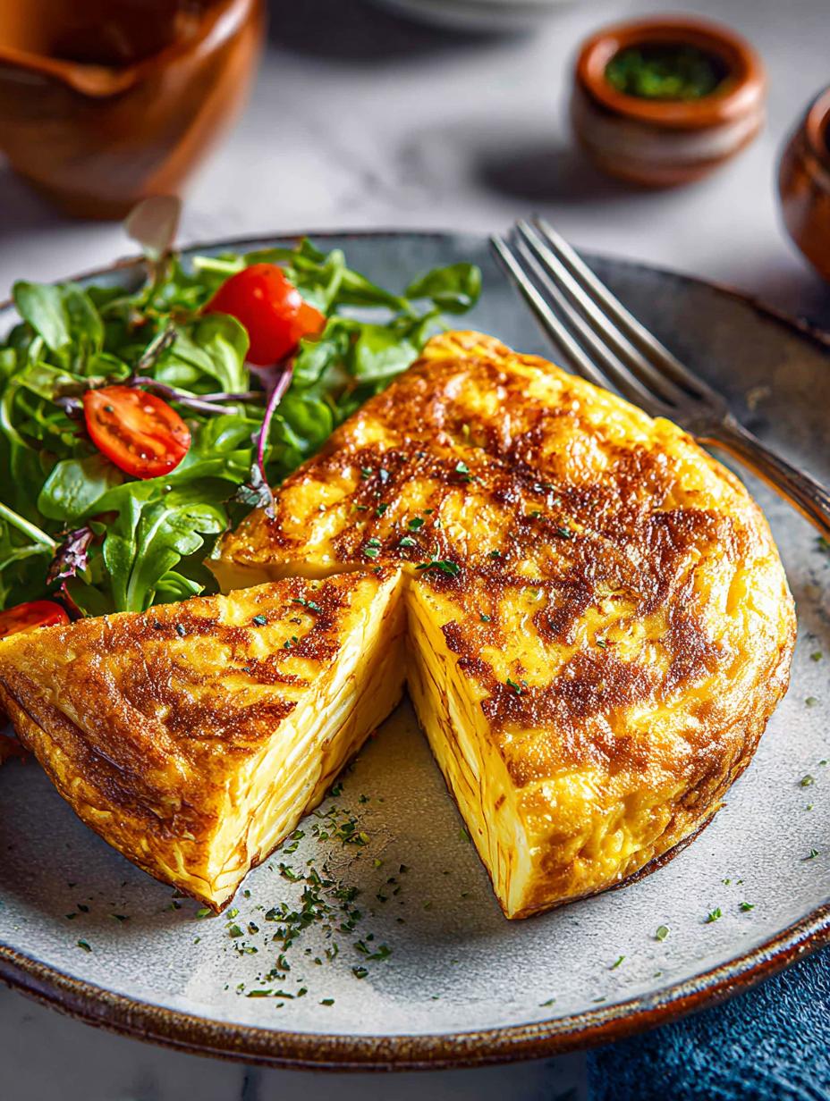 Spanish Omelette: 5 Steps to the Perfect Tortilla Española - Spanish Omelette - additional detail