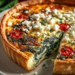 Spinach Feta Quiche