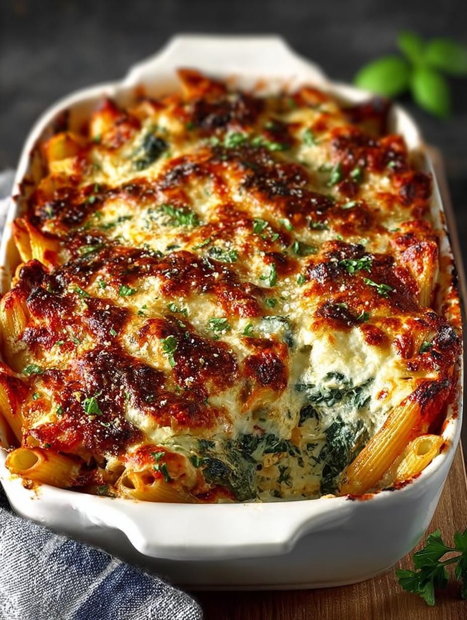 Spinach Ricotta Pasta Bake: 7 Comforting Delights 4 Spinach Ricotta Pasta Bake: 7 Comforting Delights - Spinach Ricotta Pasta Bake - main visual representation