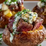 Steak Stuffed Baked Potatoes