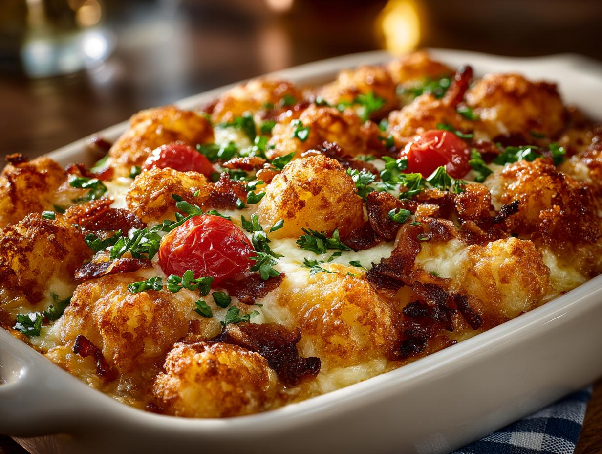 Tater Tot Casserole with Ground Beef: A Comforting Delight - Tater Tot Casserole with - additional detail