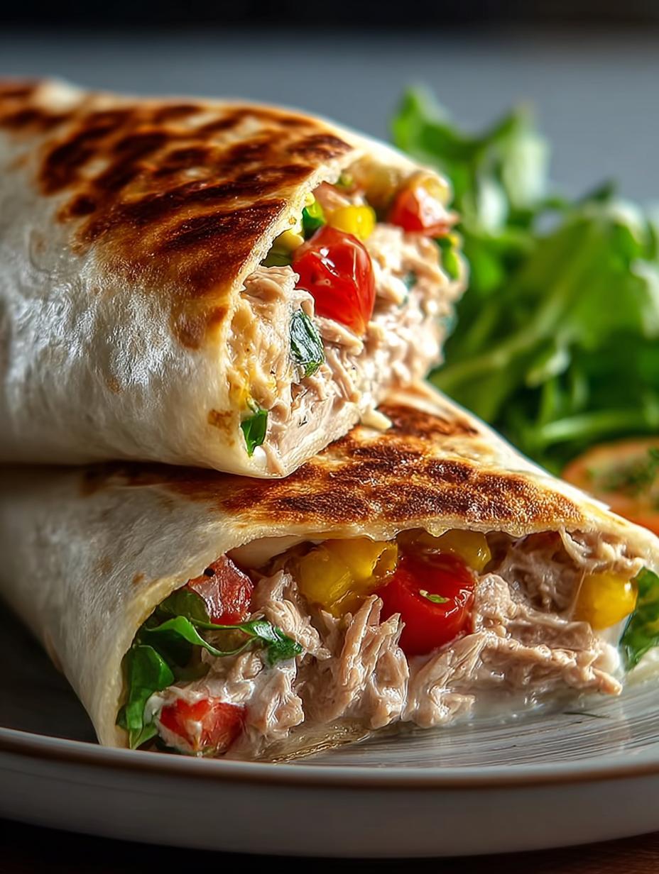 Tuna Melt Wrap