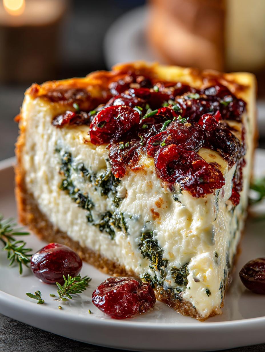 Warm Kale Cranberry Cheese