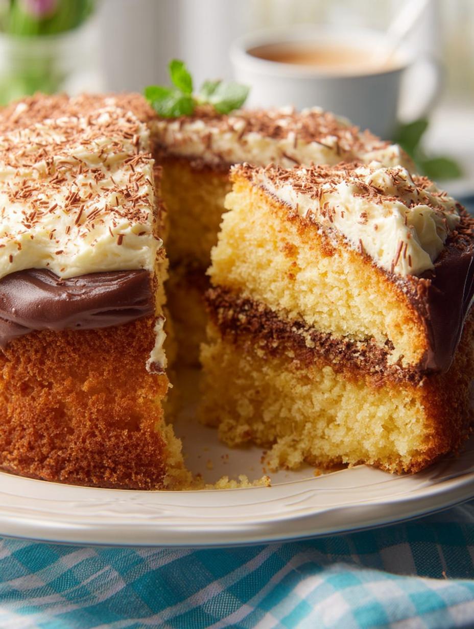 Delicious Yellow Cake Recipe with Chocolate Frosting - Yellow Cake - main visual representation