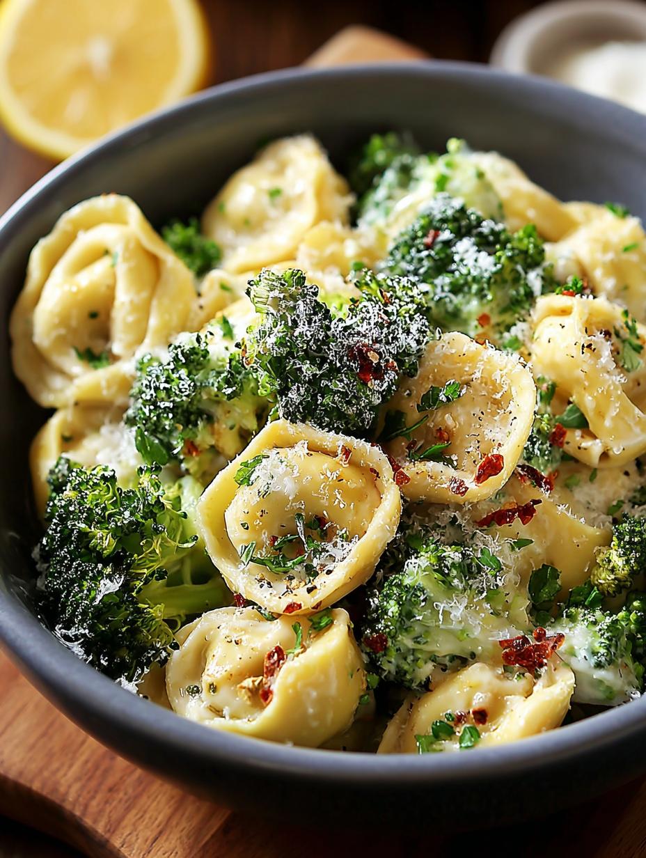 Zesty Lemon Broccoli Tortellini