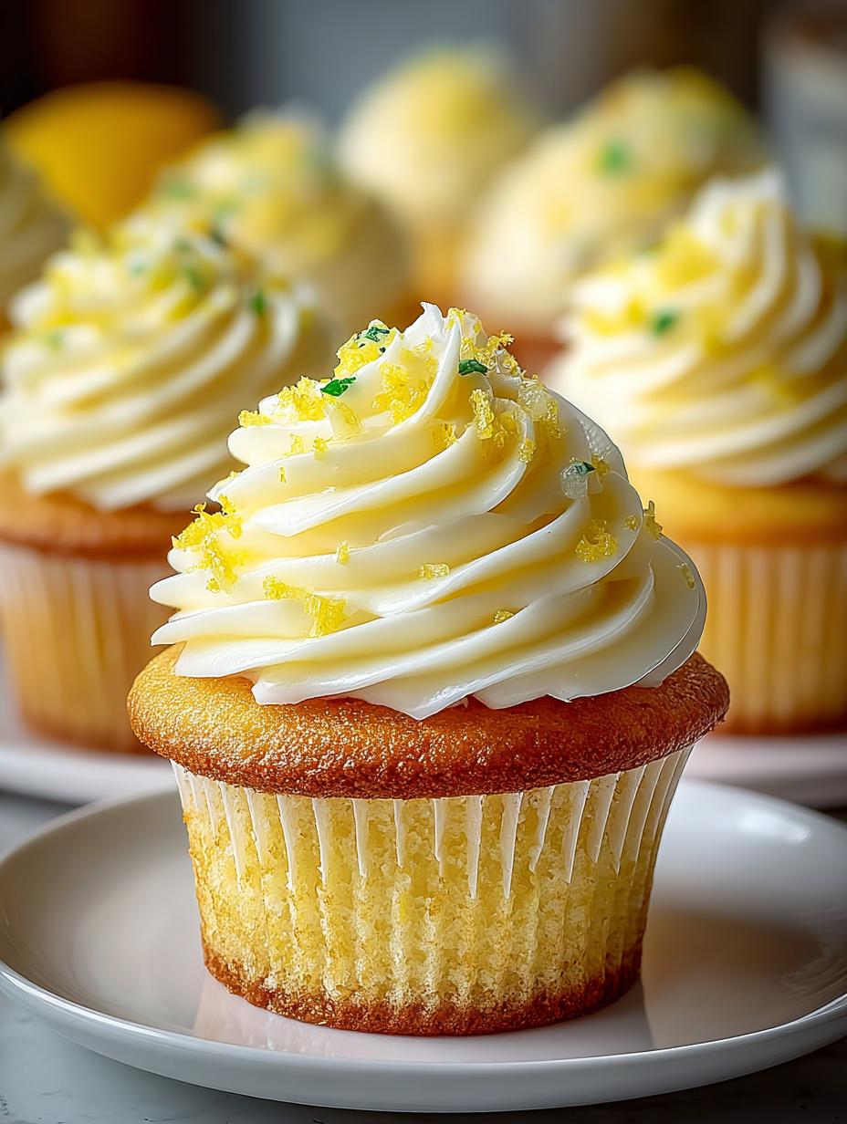 Zesty Lemon Cupcakes Pick
