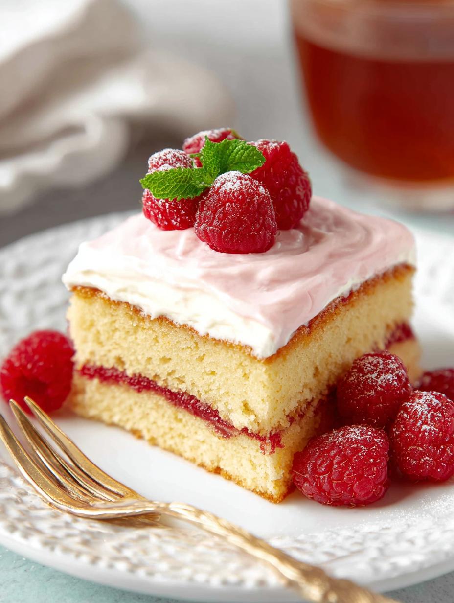 Almond Cake with Raspberry
