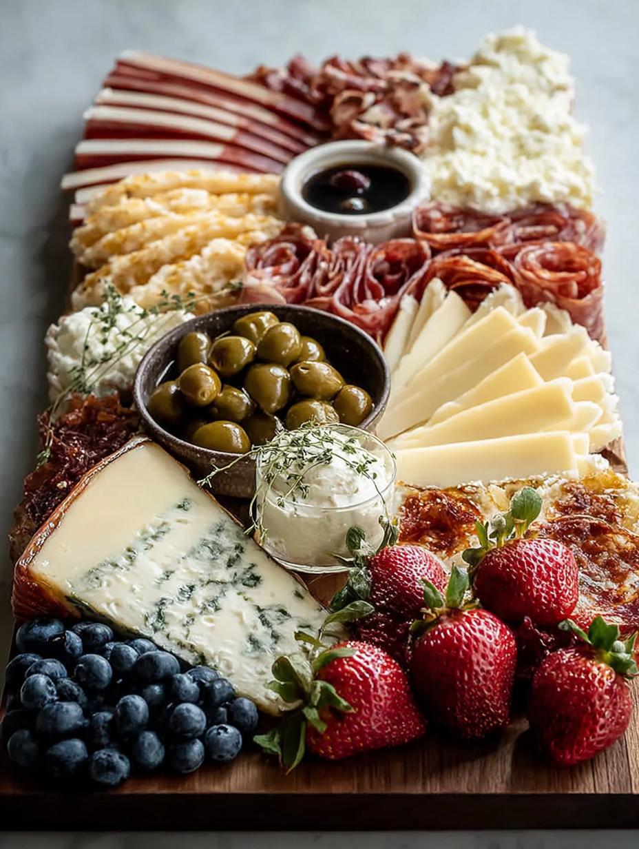 American Flag Charcuterie Board: 7 Festive Ideas - American Flag Charcuterie Board - additional detail