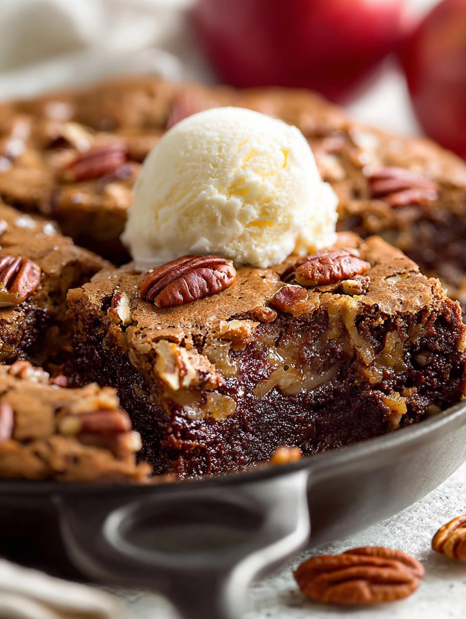 Apple Pecan Skillet Brownie: 5 Irresistible Tips - Apple Pecan Skillet Brownie - additional detail