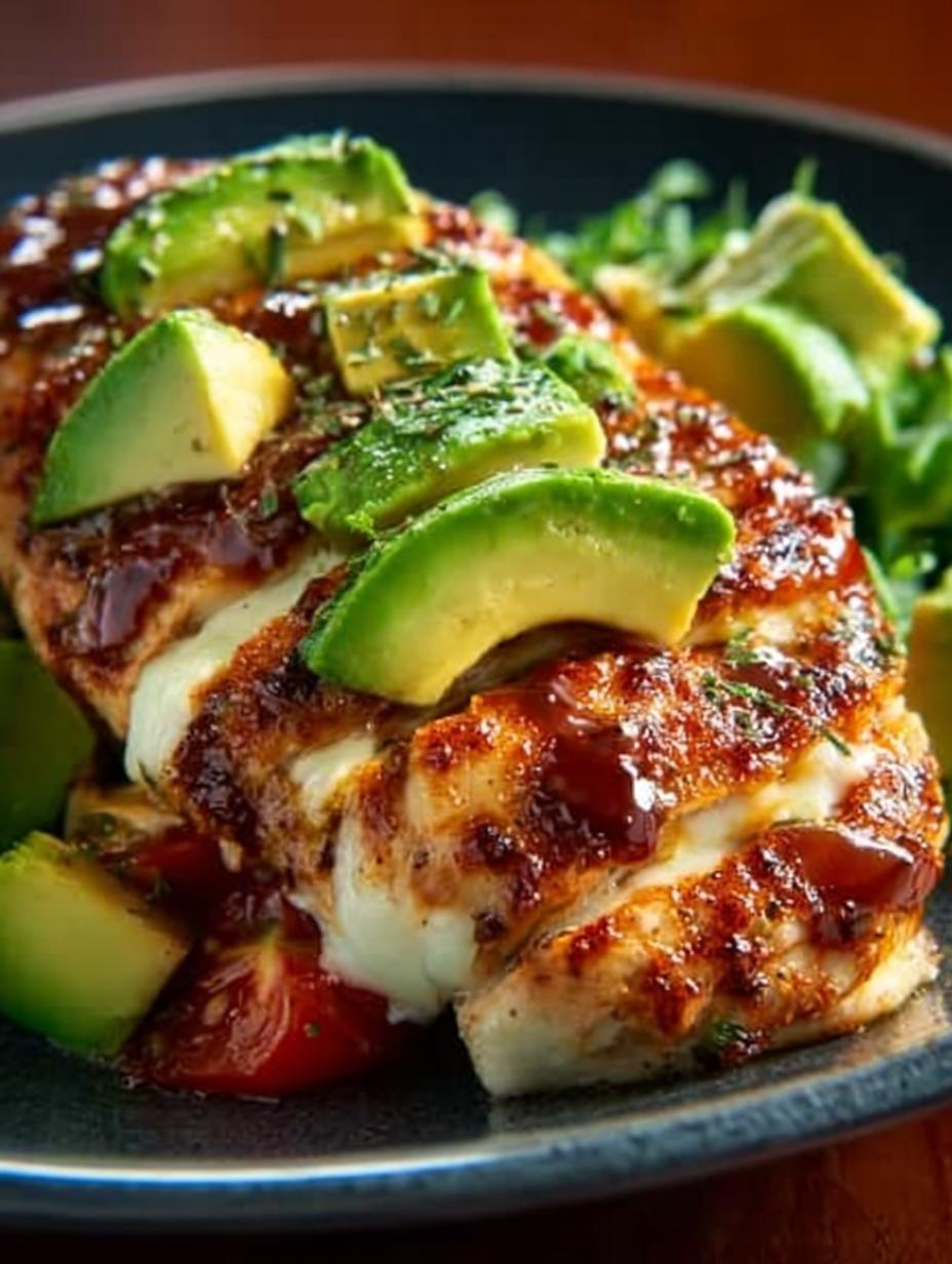 Avocado Bbq Chicken Cheddar