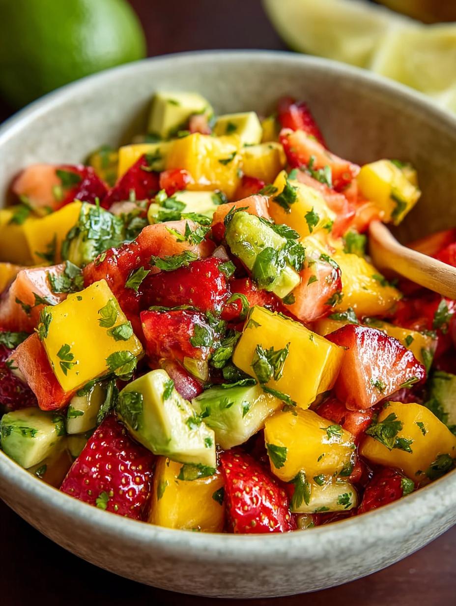 Avocado Strawberry Mango Salsa: 5 Irresistible Flavors - Avocado Strawberry Mango Salsa - additional detail