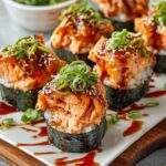 Baked Chipotle Salmon Sushi
