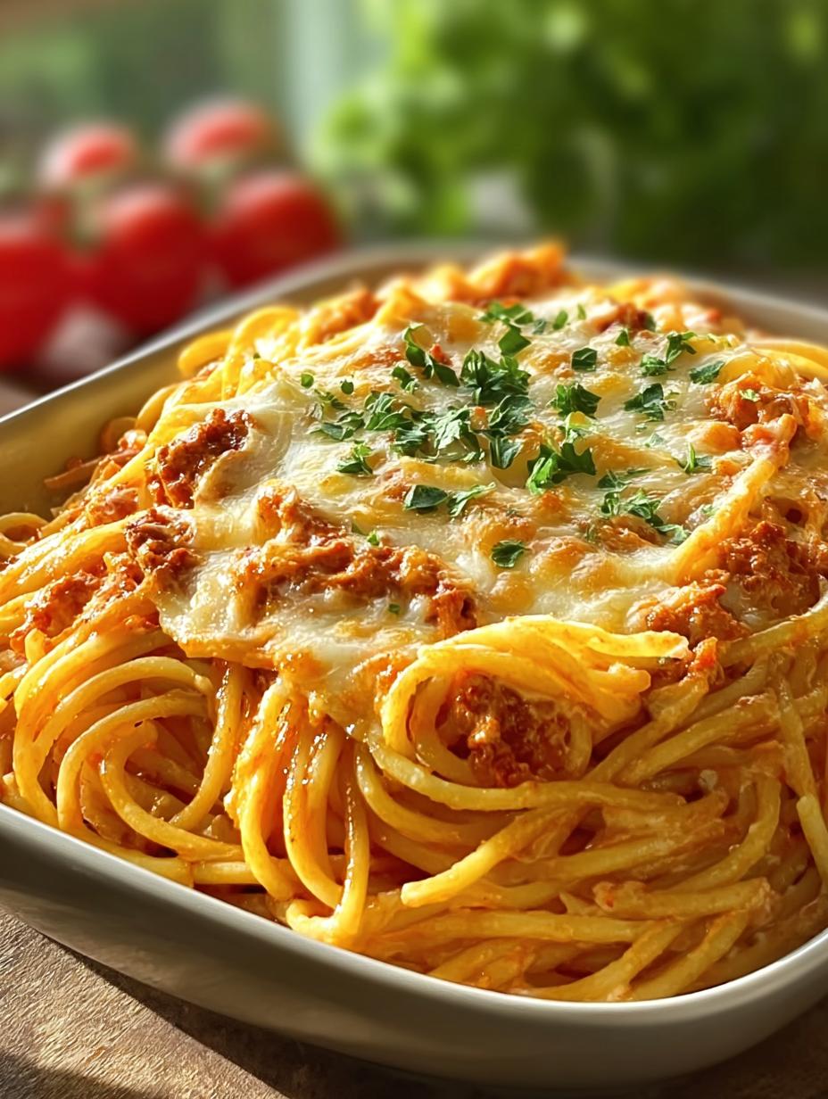Baked Cream Cheese Spaghetti: 5 Comforting Steps - Baked Cream Cheese Spaghetti - additional detail