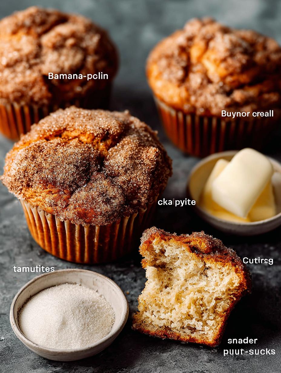 Banana Bread Crumb Muffins