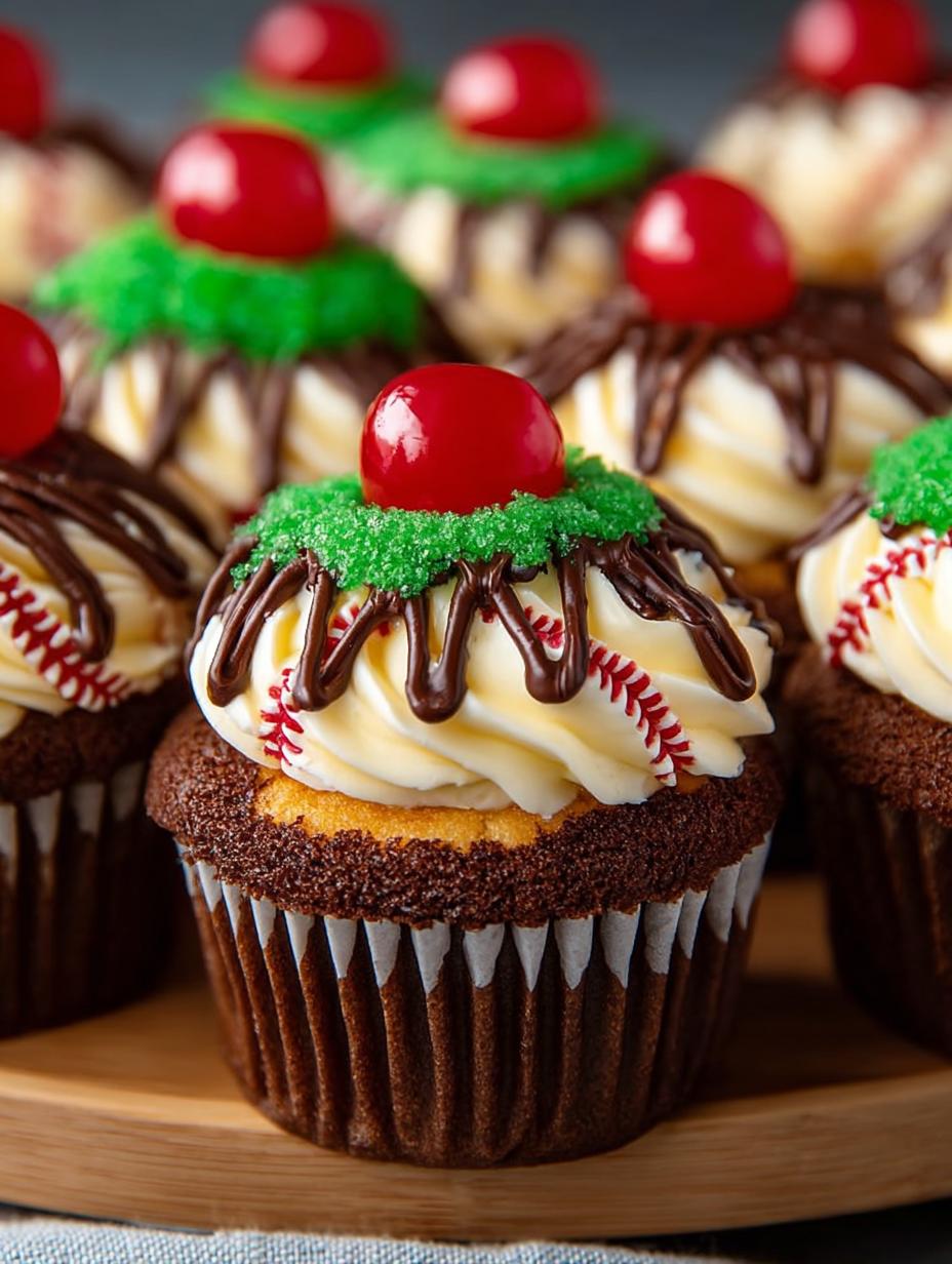 Baseball Cupcakes