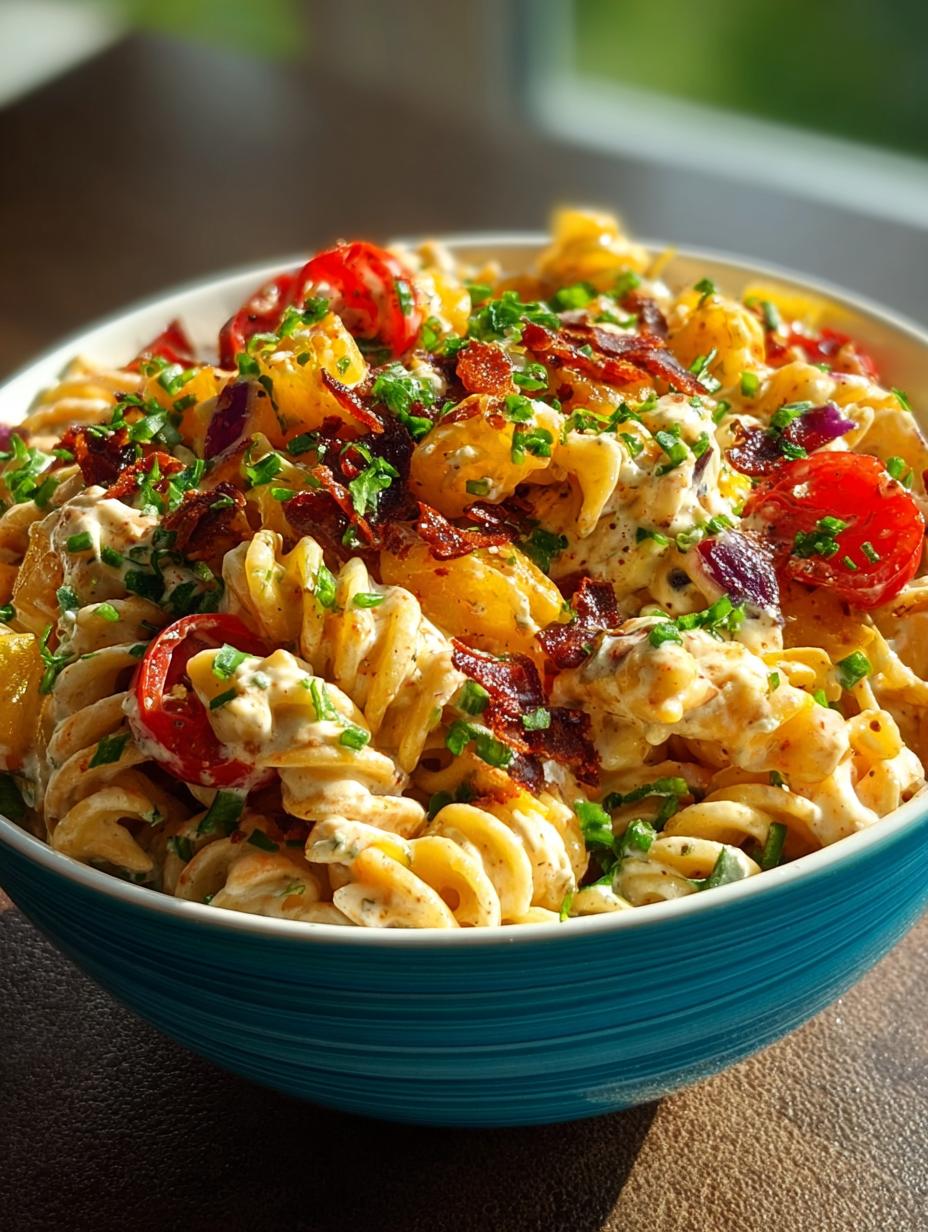 Bbq Ranch Pasta Salad