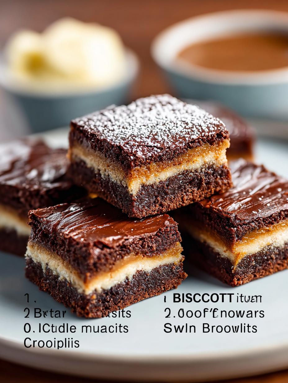 Biscoff Butter Brownies