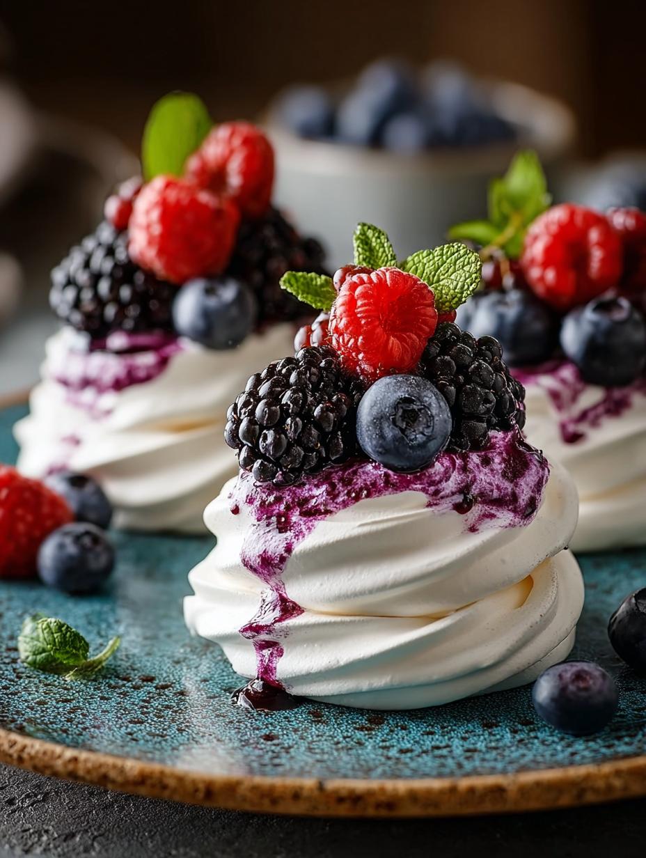 Blackberry Pavlovas: 5 Irresistible Summer Delights - Blackberry Pavlovas - main visual representation