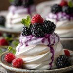 Blackberry Pavlovas