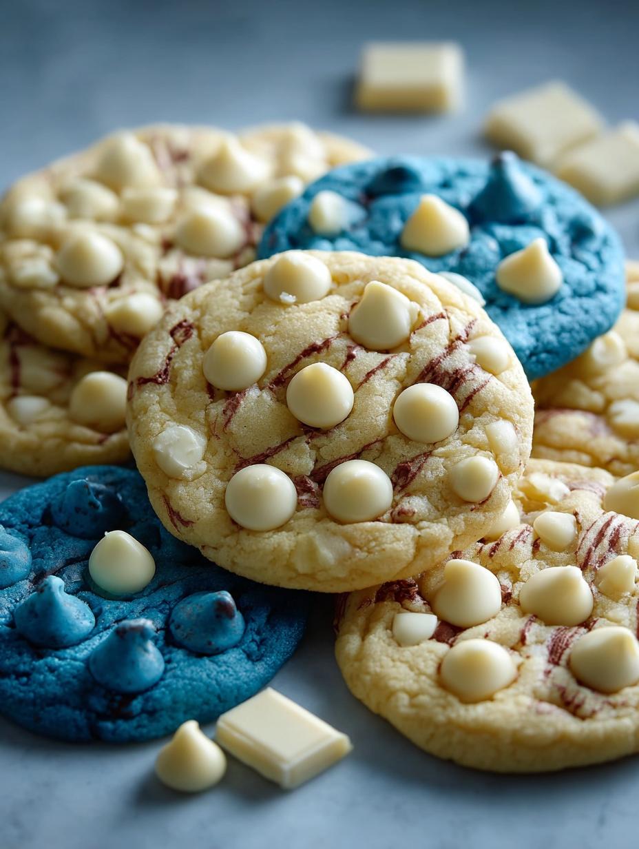 Blue White Chocolate Chip Cookies You’ll Adore - Blue White Chocolate Chip - main visual representation