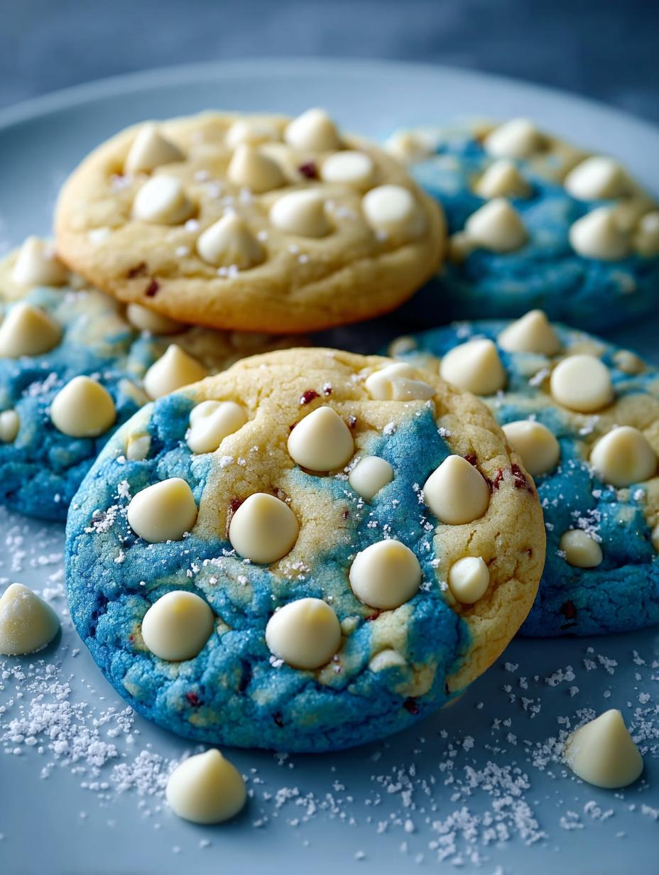 Blue White Chocolate Chip