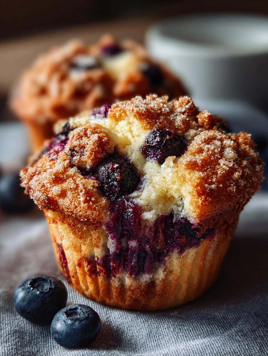 Blueberry Cream Cheese Muffins