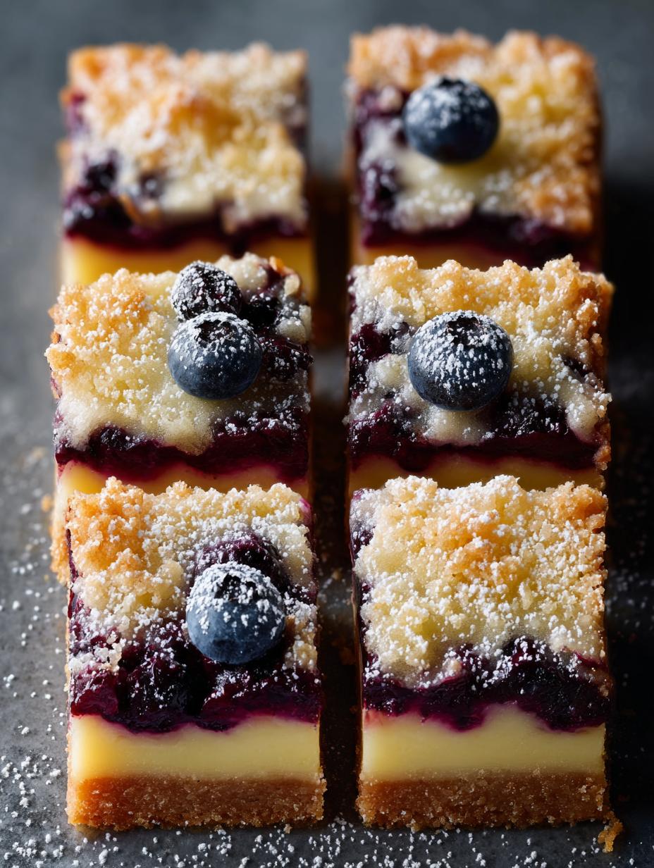 Blueberry Lemon Bars